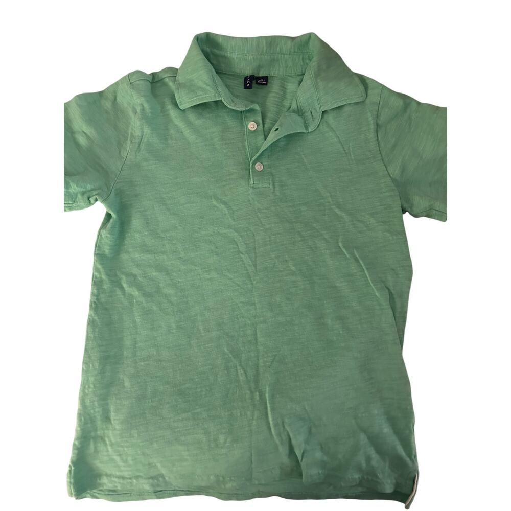 Janie & Jack green polo shirt size 14